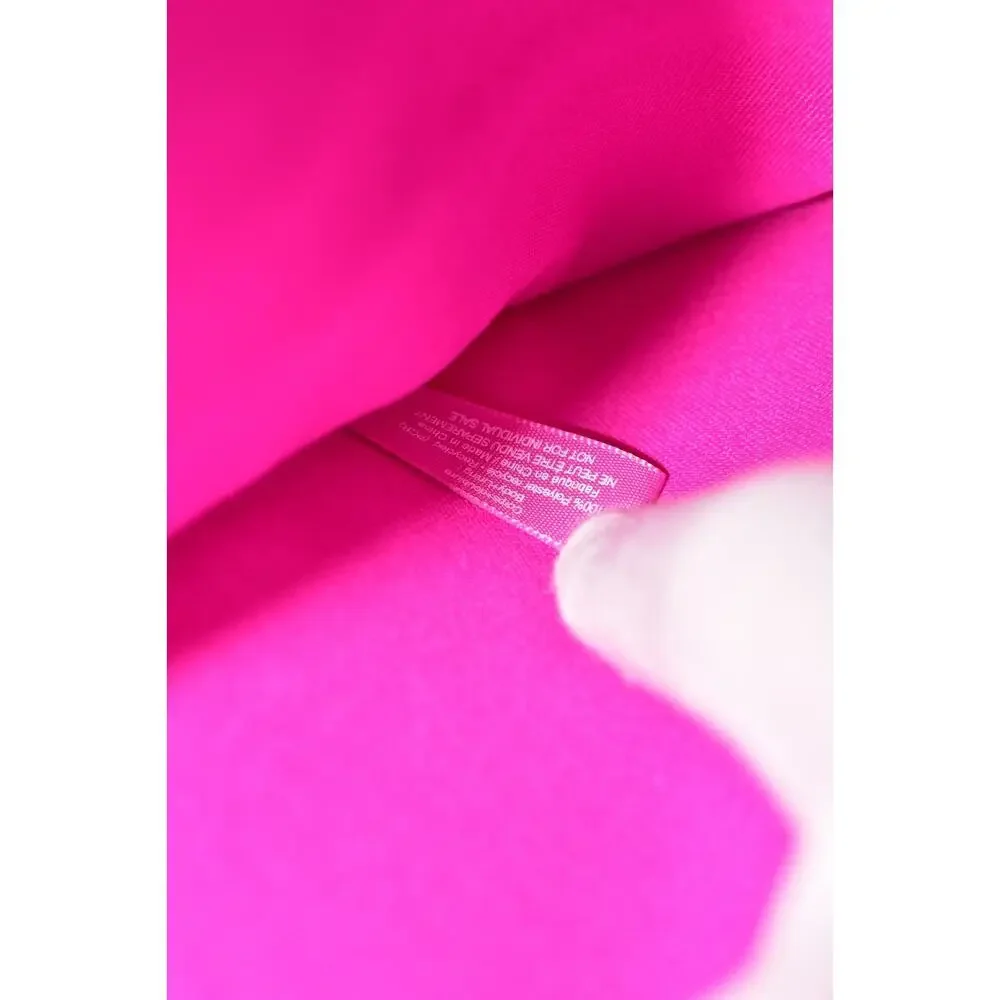 Valentino Beauty Hot Pink Velvet Laptop Sleeve Case Bag GWP New 14